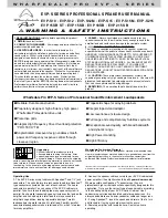 Preview for 1 page of Wharfedale Pro EVP-S10 User Manual