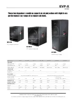 Preview for 4 page of Wharfedale Pro EVP-X Specifications