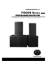 Preview for 1 page of Wharfedale Pro FOCUS-12 Operating Manual And User Manual