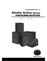 Preview for 1 page of Wharfedale Pro Kinetic 12A Operating And Users Manual