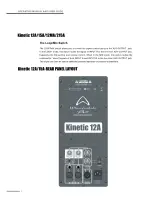 Preview for 8 page of Wharfedale Pro Kinetic 12A Operating And Users Manual