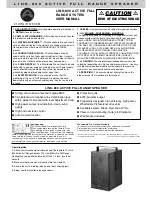 Wharfedale Pro Link-800 User Manual preview