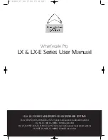 Preview for 1 page of Wharfedale Pro LX Seroes User Manual