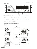 Preview for 4 page of Wharfedale Pro MP 1200 Operating Manual