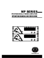 Wharfedale Pro MP 2800S Operating Manual And User Manual предпросмотр