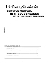 Wharfedale Pro PC12+DX Service Manual preview