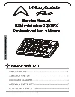 Предварительный просмотр 1 страницы Wharfedale Pro Pro 20X2FX Service Manual