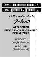 Предварительный просмотр 2 страницы Wharfedale Pro Pro WPG-331 User Manual