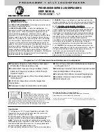 Preview for 1 page of Wharfedale Pro Programme 1LT User Manual