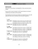 Preview for 5 page of Wharfedale Pro S-1000 Owner'S Manual