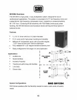 Preview for 12 page of Wharfedale Pro SH1294 Owner'S Manual