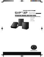 Preview for 1 page of Wharfedale Pro SVP-X12PM Operating Manual And User Manual