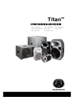 Wharfedale Pro Titan 12 Passive Operating Manual And User Manual preview