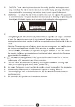 Preview for 4 page of Wharfedale Pro TOURUS Series User Manual