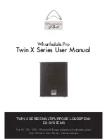 Wharfedale Pro TWIN 10X User Manual preview