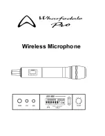 Предварительный просмотр 1 страницы Wharfedale Pro USX 800 User Manual