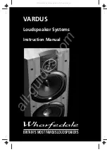 Preview for 1 page of Wharfedale Pro VARDUS VR-10 SUB Instruction Manual