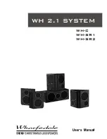 Preview for 1 page of Wharfedale Pro WH 2.1 SYSTEM User Manual