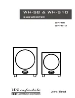 Preview for 1 page of Wharfedale Pro WH-S10 User Manual