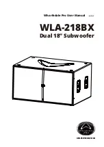 Preview for 1 page of Wharfedale Pro WLA-218BX User Manual