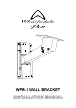 Wharfedale Pro WPB-1 Installation Manual предпросмотр