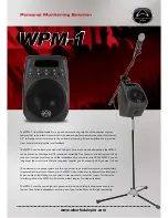 Preview for 1 page of Wharfedale Pro WPM-1 Specifications