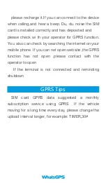 Предварительный просмотр 17 страницы WhatsGPS S116mini User Manual