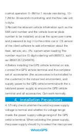 Preview for 7 page of WhatsGPS S288G User Manual