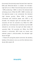 Предварительный просмотр 4 страницы WhatsGPS S709 User Manual