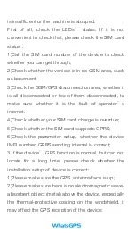 Предварительный просмотр 12 страницы WhatsGPS S709 User Manual