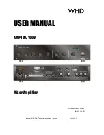 Preview for 8 page of WHD AMP 120/100V User Manual