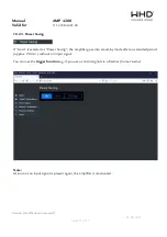 Preview for 11 page of WHD AMP 4200 Manual