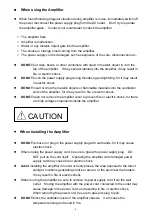 Preview for 3 page of WHD AMP 550/100V User Manual