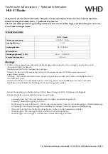 WHD HLS 51 Radio Technical Information preview