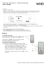 Предварительный просмотр 2 страницы WHD HLS 51 Radio Technical Information