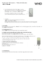 Preview for 3 page of WHD HLS 51 Radio Technical Information