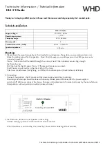 Preview for 5 page of WHD HLS 51 Radio Technical Information