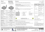 Preview for 3 page of WHD WR 250 DSP Quick Start Manual