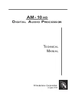 Preview for 1 page of Wheatstone Corporation AM-10HD Technical Manual