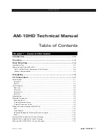 Preview for 5 page of Wheatstone Corporation AM-10HD Technical Manual