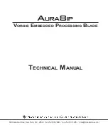 Wheatstone Corporation AURA 8IP Technical Manual preview