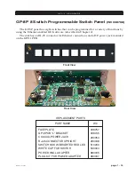 Предварительный просмотр 20 страницы Wheatstone Corporation GPC-3 Studio turret Technical Manual