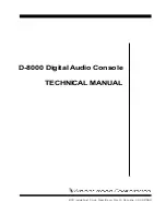 Wheatstone D-8000 Technical Manual preview