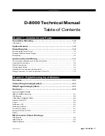 Preview for 5 page of Wheatstone D-8000 Technical Manual