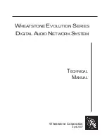 Wheatstone E-SAT Technical Manual preview