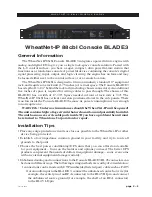 Preview for 48 page of Wheatstone L-8 Technical Manual