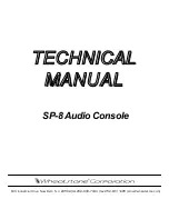 Wheatstone SP-8 Technical Manual preview