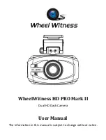 Wheel Witness HD PRO Mark II User Manual preview