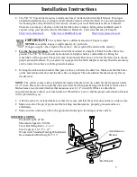 Preview for 3 page of WheelChair Carrier Tilt N Tote 001 Installation Manual & Owner'S Manual