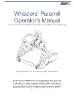 Preview for 3 page of Wheelers Paramill Enduro II Operator'S Manual